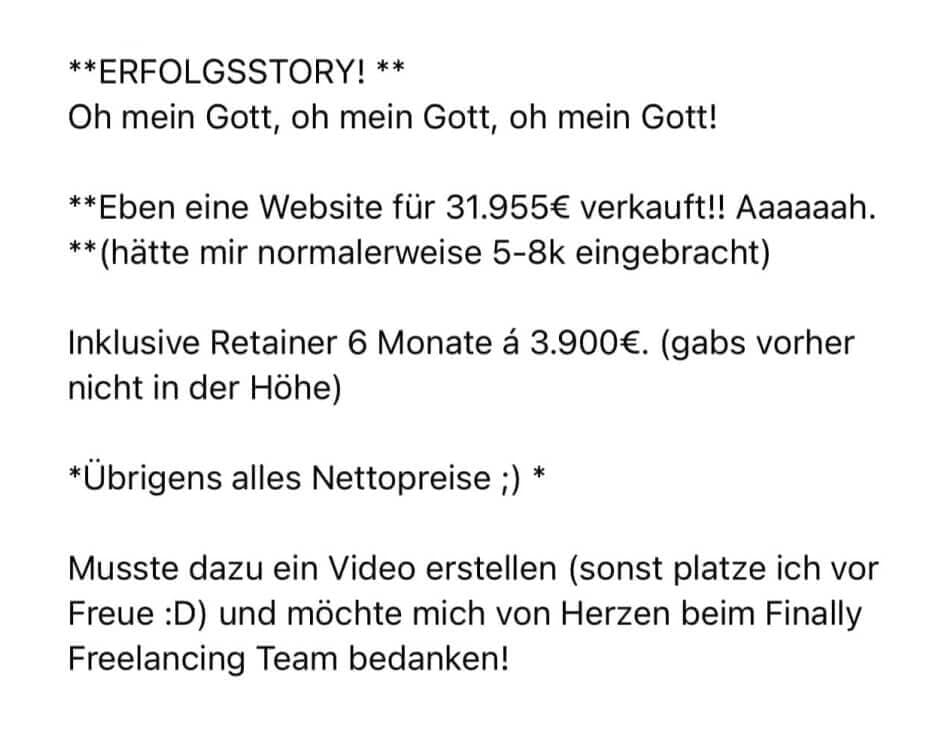 Webdesignerin: Website für 31.955€ verkauft